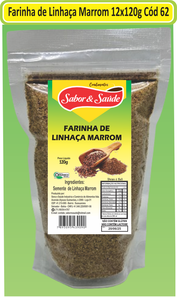 Farinha de Linhaça Marrom