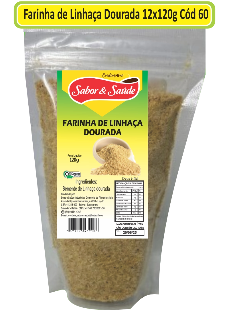 Farinha de Linhaça Dourada