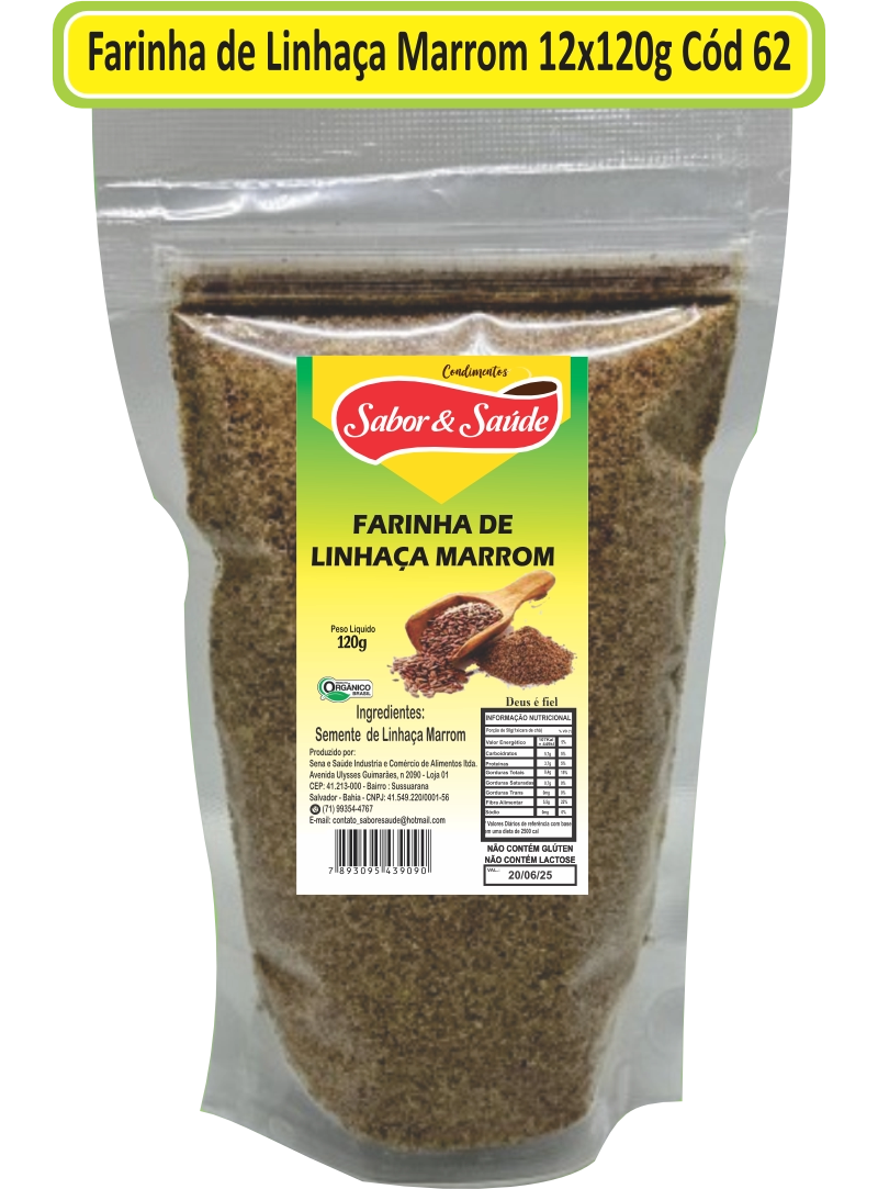 Farinha de Linhaça Marrom